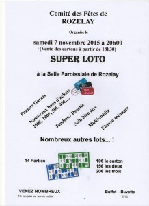 Comité des fêtes de Rozelay
