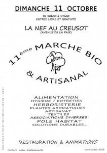 11ème marché bio et artisanal (Le Creusot)