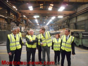 Visite à Metalliance (Saint Vallier)