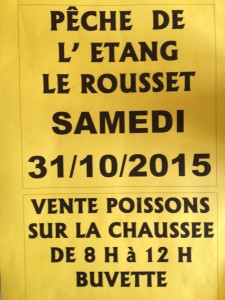 Pêche de l&rsquo;étang du Rousset