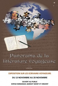 Exposition : « la littérature voyageuse » (Mont-Saint-Vincent)