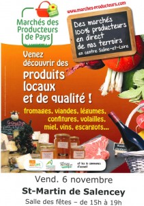 Marché des Producteurs de Pays à Saint-Martin-de-Salencey