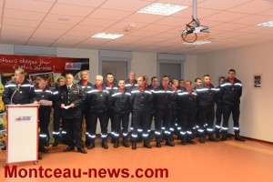 Remise de médailles et de grades au CIS de Montceau-les-Mines