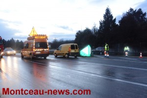 Accident sur la RN70 à Montceau…