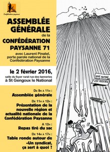 Confédération Paysanne 71 (Syndicalisme agricole)
