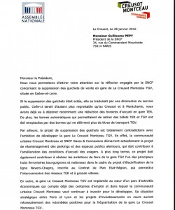 Projet de fermeture des guichets en gare TGV