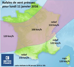 Fort risque de tempête à partir de…