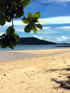 Carte postale de vacances (Île de la tentation)