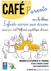 Cafés Parents, des rendez-vous à thèmes (Saint-Vallier)