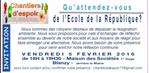 Le vendredi 5 février 2016 à  Blanzy