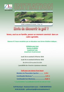 Envie de découvrir le golf ?