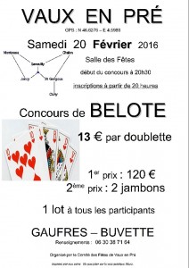 Comité des fêtes de Vaux-en-Pré (Sortir)