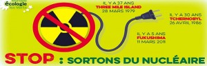 « 5 ans après Fukushima, sortons du nucléaire ! » (Environnement – Politique)