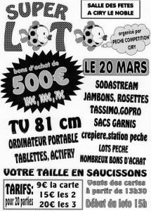 Pêche de compétition de Ciry-le-Noble (Sortir)