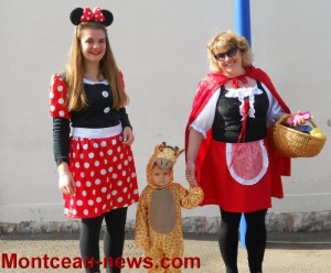 Carnaval école du Bois Roulot (Montceau) : un défilé hauts en couleurs mêlant parents et enfants