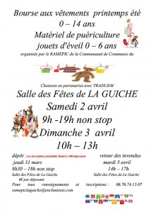 Bourse aux vêtements à La Guiche