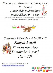 Bourse aux vêtements à La Guiche
