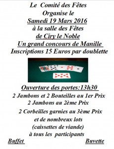 Comité des fêtes de Ciry-le-Noble (Sortir)