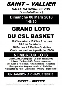 CSL Basket de Saint-Vallier (Sortir)