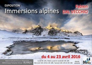 Exposition Dal Vecchio « Immersions alpines » à Blanzy (Photo)