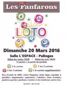 Loto à Palinges