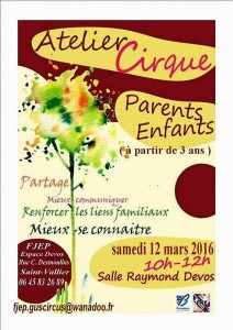 Ecole de cirque Gus Circus de Saint-Vallier (Sortir)