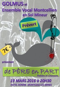 « De père en part » : Golmus et Ensemble Vocal Montcellien (Sortir)
