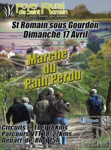 32ème marche du « pain perdu » de Saint-Romain-sous-Gourdon (Randonnée)