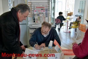 Alain Michaud dédicace son recueil d’Haïkus à la médiathèque