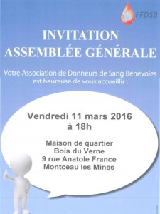 Amicale du don du sang (Montceau-les-Mines)