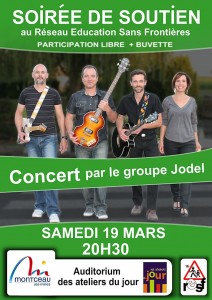 Concert de soutien à Réseau Education Sans Frontières du bassin minier (Sortir)