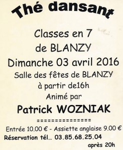 Rappel – Classes en 7 de Blanzy (Sortir)
