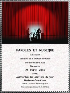 « Paroles et musique » en concert à Montceau (Sortir)