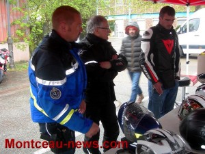 Opération « 1 motard = 1 parrain » à Montceau-les-Mines