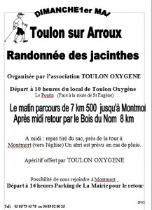 Association « Toulon Oxygène » de Toulon-sur-Arroux (Sortir)