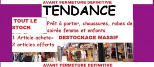 « Tendance » Prêt à porter féminin