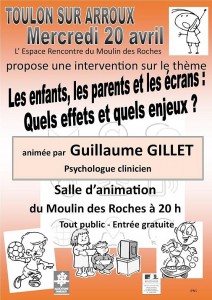 « Les enfants, les parents et les écrans : quels enjeux ? » (Toulon-sur-Arroux)