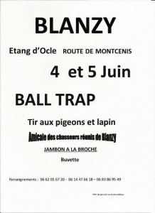 Ball-trap de l&rsquo;amicale des chasseurs de Blanzy (Sortir)