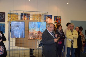 Exposition François Ruaud dit RUO « Balade au fil des bleus », peintures à Blanzy