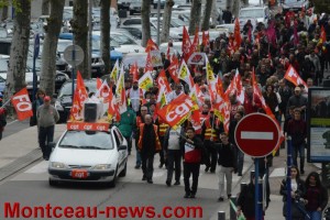 Réactualisé à 18 h 30 – Loi travail : nouvelle journée d&rsquo;action à Montceau…VOIR NOTRE VIDEO