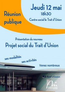 Nouveau projet social du Trait d’union (Montceau-les-Mines)