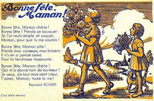 La fête des mères…