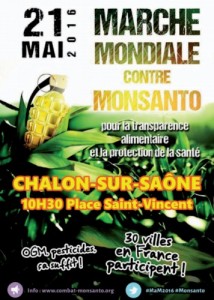 Marche Internationale contre Monsanto à Chalon-sur-Saône