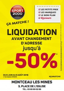 Sport 2000 – Place de l’église Montceau