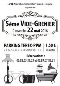 RAPPEL : Association des parents d’élèves des Goujons (Saint Vallier)
