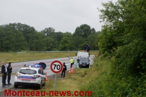 Accident : sortie de route sans blessé bretelle d’accès RCEA de la fiole