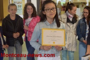 Remise des prix au collège Saint Gilbert (Montceau)