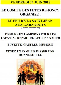 Comité des fêtes de Joncy (Sortir)