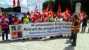 Manifestation contre la loi « travail » à Mâcon…