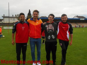 Un PRO en Visite à Montchanin : JESSY BENET présent pour les enfants du Mozaïc Foot Challenge